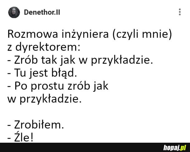 Przecież o tym mówił