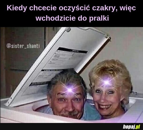 Wsadzę Ci czakrę do pralki 