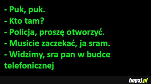 Rozmowa z policją