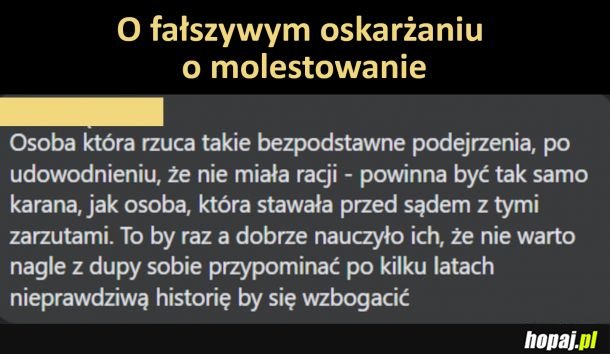 Fałszywe oskarżenia