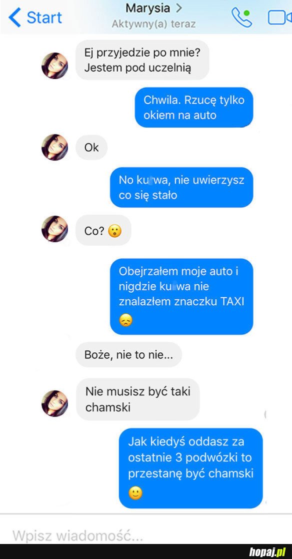 PRZYJEDZIESZ PO MNIE