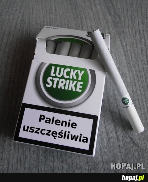 Palenie uszczęśliwia