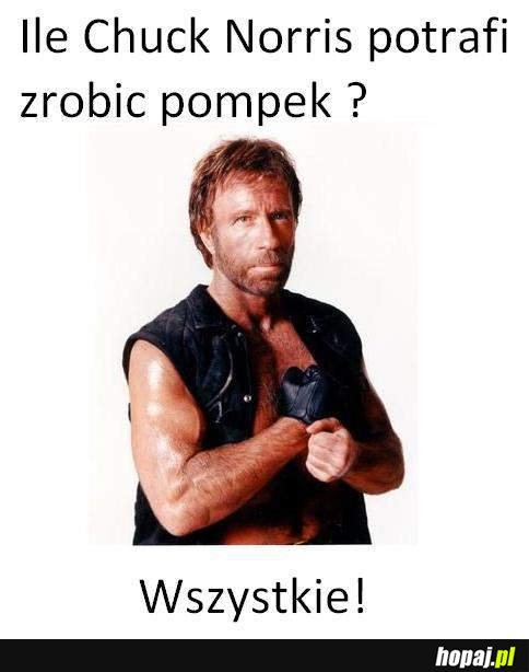 Ile pompek potrafi zrobić Chuck Norris?