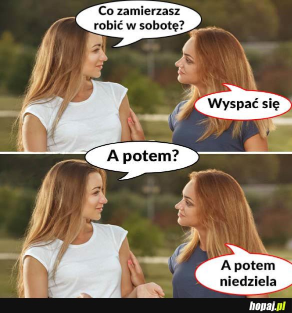 Plany na sobotę