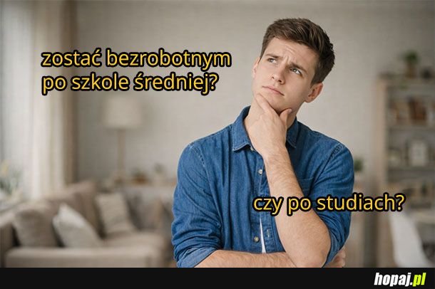Nie mogę zdecydować