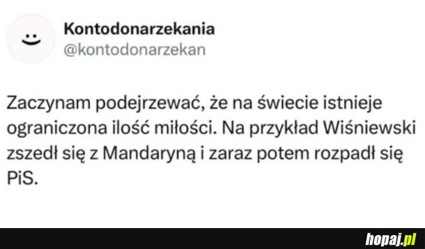 Ograniczona ilość miłości
