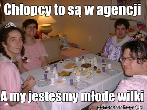 Chłopcy to są w agencji