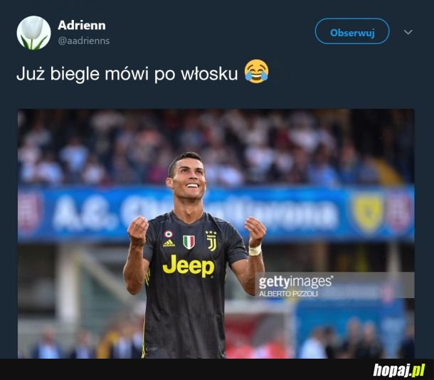 Ronaldo szybko się uczy