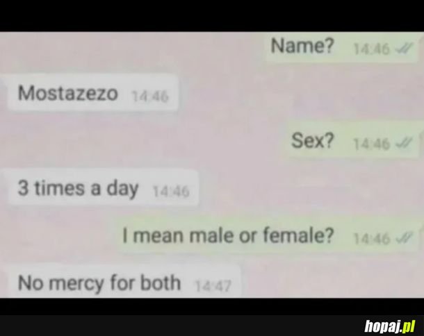 No mercy