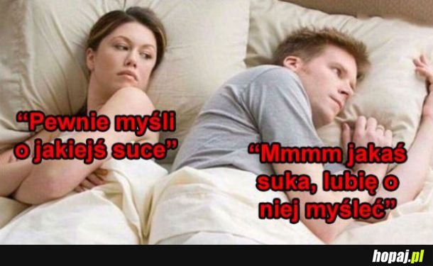 O czym on myśli