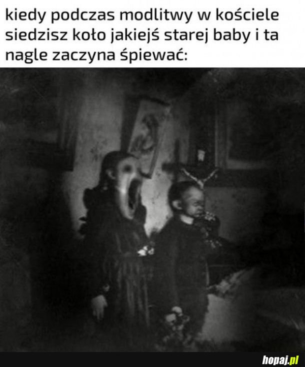 Baby w kościele