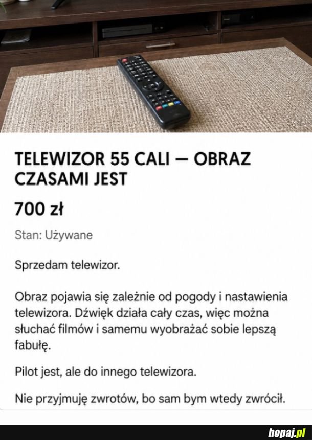 Uczciwe ogłoszenie