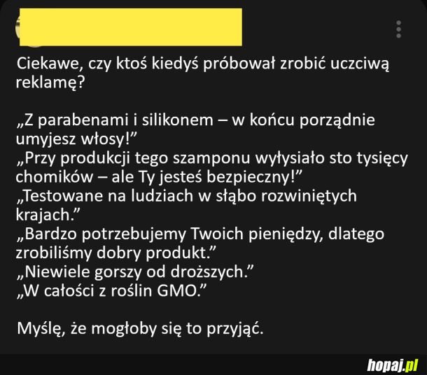 Uczciwe reklamy