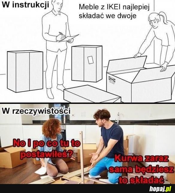 Składanie mebli