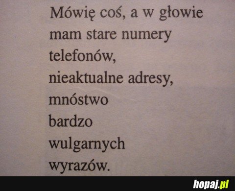 Mówię coś...