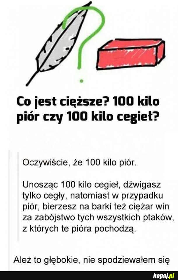 Ważne jest też człowieczeństwo