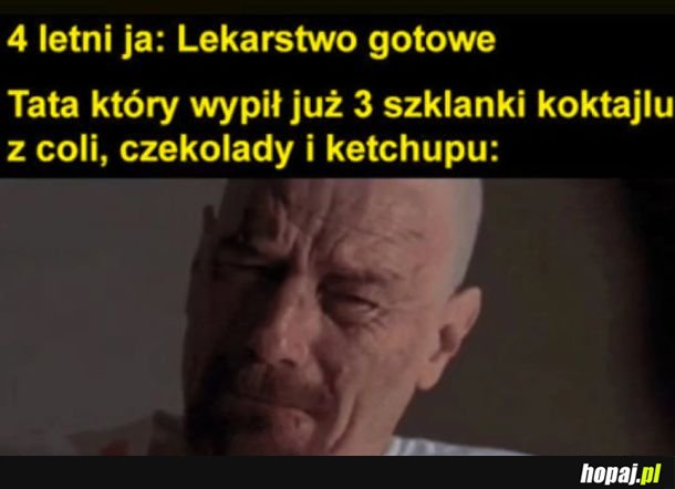 Proszę wypić żeby wyzdrowieć