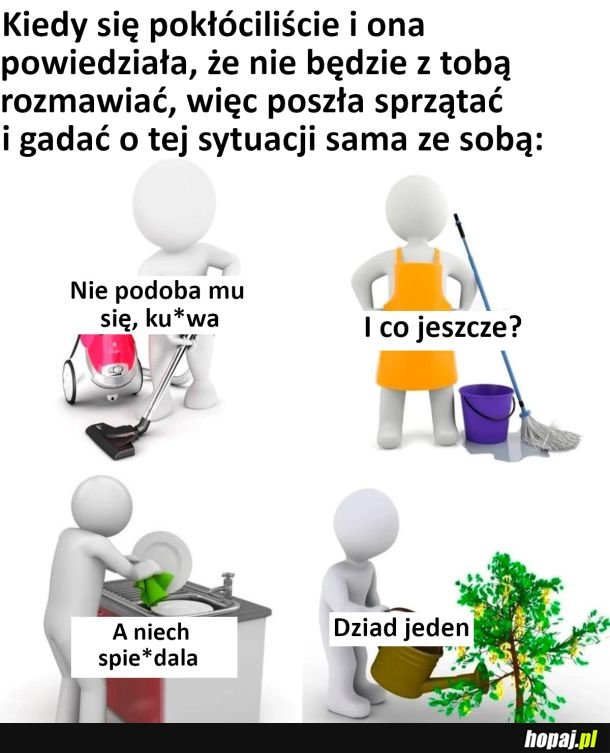 Twoja dziewczyna po kłótni