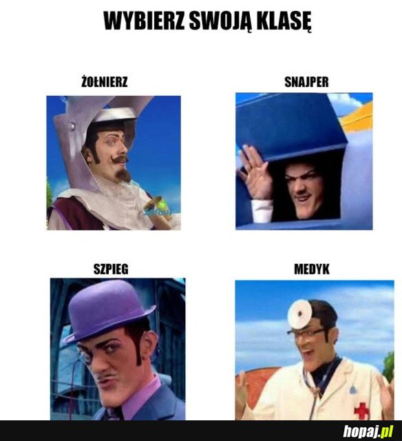 WYBIERZ SWOJĄ KLASĘ