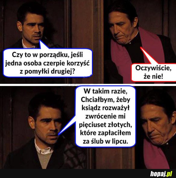 TYMCZASEM W KOŚCIELE