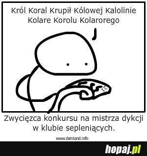 Konkurs na mistrza dykcji