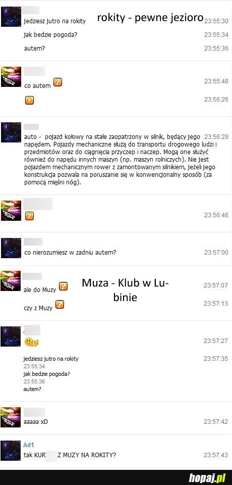Rozmowa z kumplem