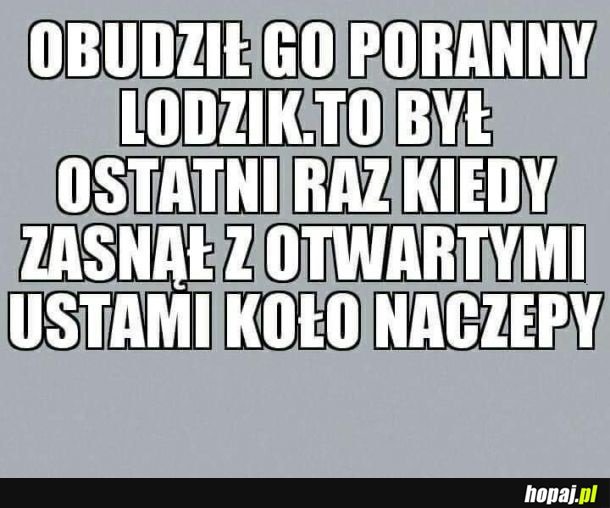 To było ciężkie przeżycie