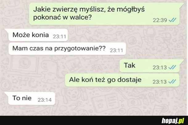 Jakie zwierzę pokonasz w walce