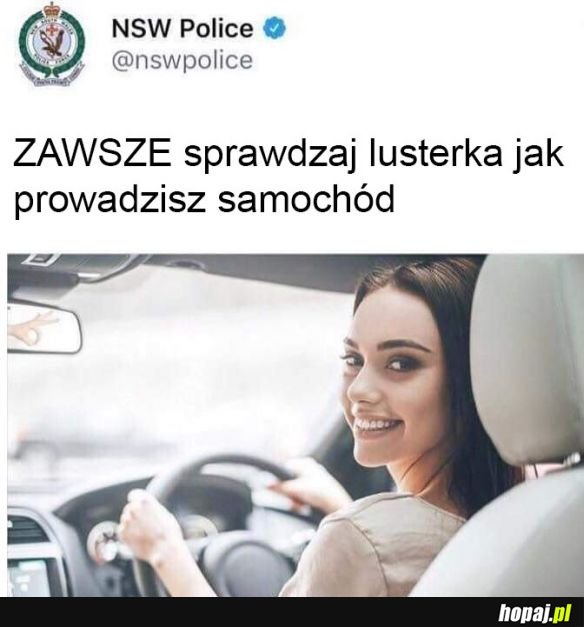 Zawsze patrz w lusterka