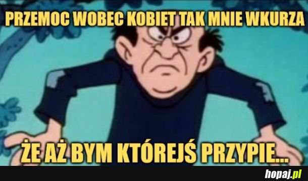 Gargamel spadł z rowerka. 