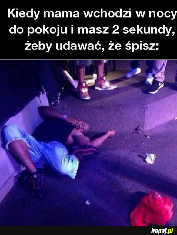 KIEDY MAMA WCHODZI W NOCY DO POKOJU