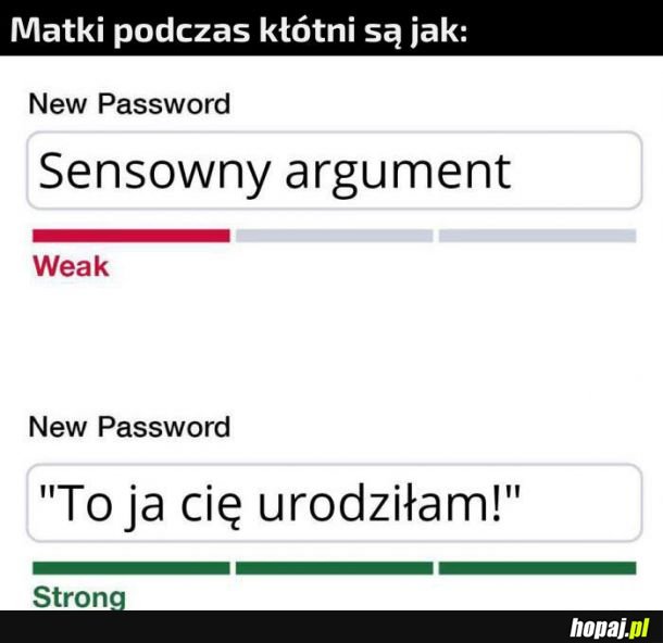Kłótnia z mamą