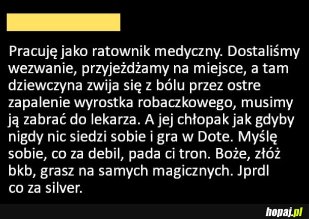 Żałosne zachowanie tego chłopaka