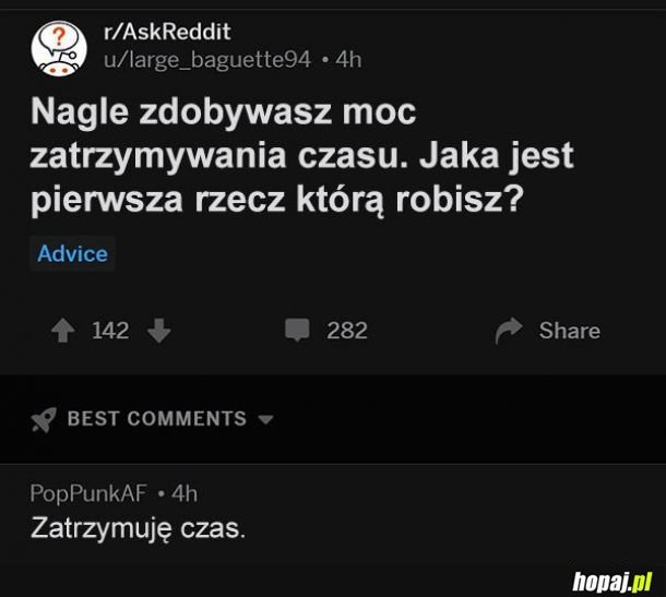 Moc zatrzymywania czasu