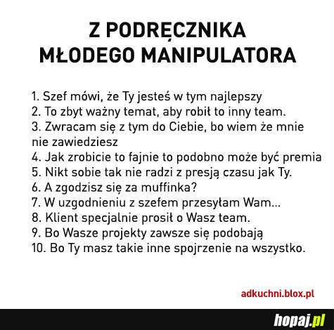 Z podręcznika młodego manipulatora