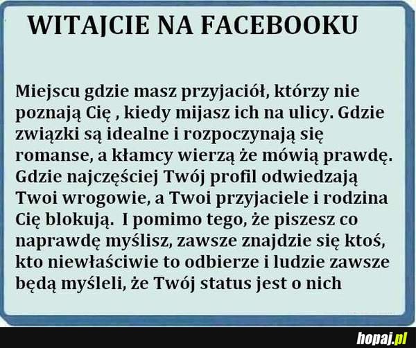 Witajcie na facebooku