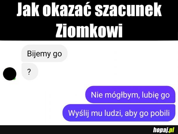 Szacunek.