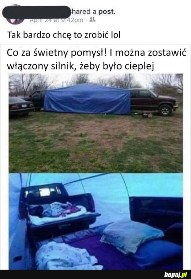 Świetny pomysł, jeśli już nie chcesz się obudzić