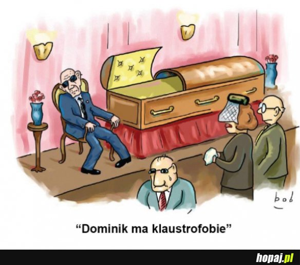 Dominik ma klaustrofobię