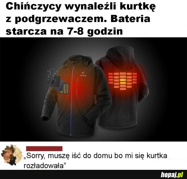 Podgrzewana kurtka