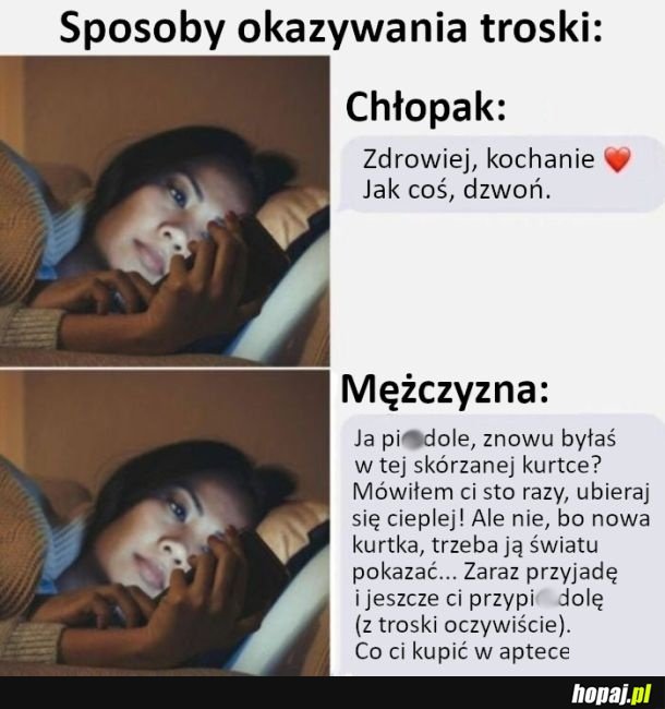Sposoby okazywania troski