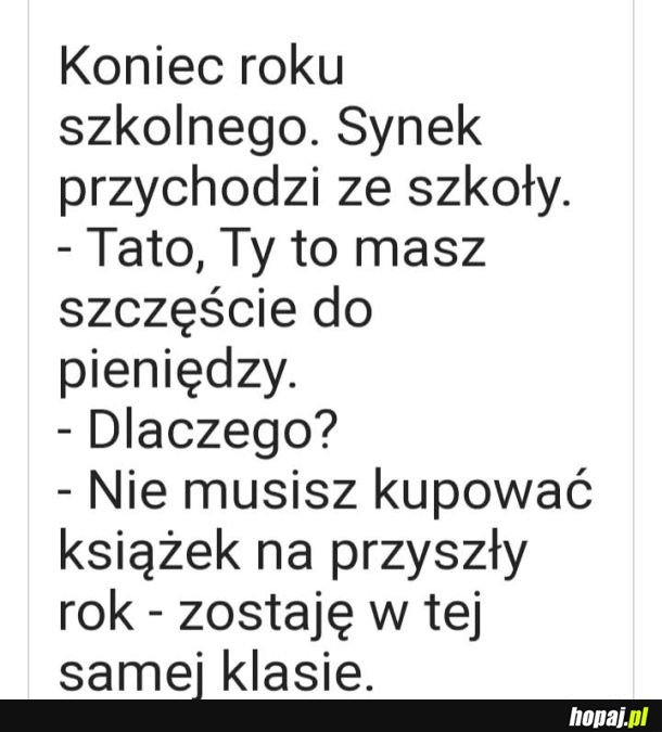 Koniec roku szkolnego