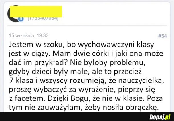 Jaki ona może dać im przykład?