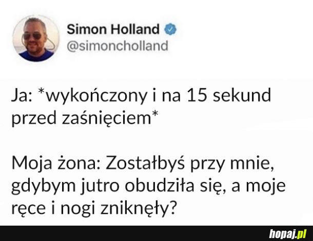 Najlepszy moment na trudne pytania