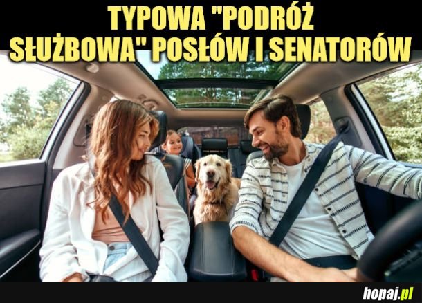 Typowa podróż służbowa.