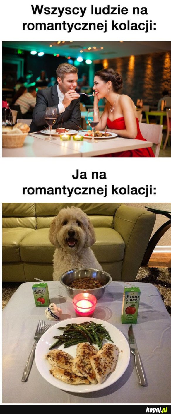 ROMANTYCZNA KOLACJA