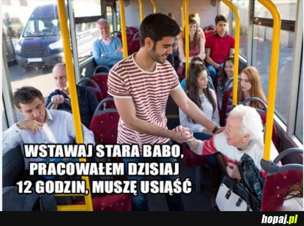 W autobusie