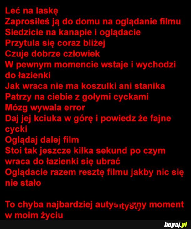 Oglądacie z laską film 