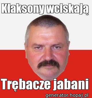 Klaksony wciskają