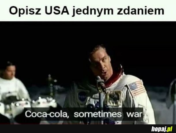 USA w jednym zdaniu